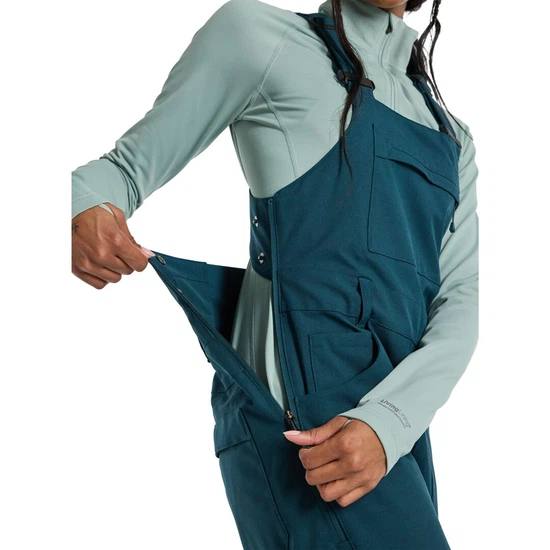 Damskie Spodnie Snowboardowe Burton Avalon 2L Stretch Bib (Deep Emerald) FW25_5 thumbnail