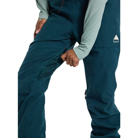 Damskie Spodnie Snowboardowe Burton Avalon 2L Stretch Bib (Deep Emerald) FW25_6 thumbnail