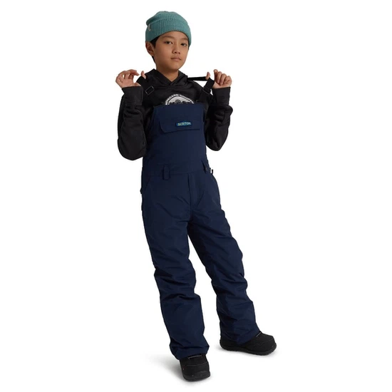 Dziecięce Spodnie Snowboardowe Burton Skylar Bib (Dress Blue) FW21_4