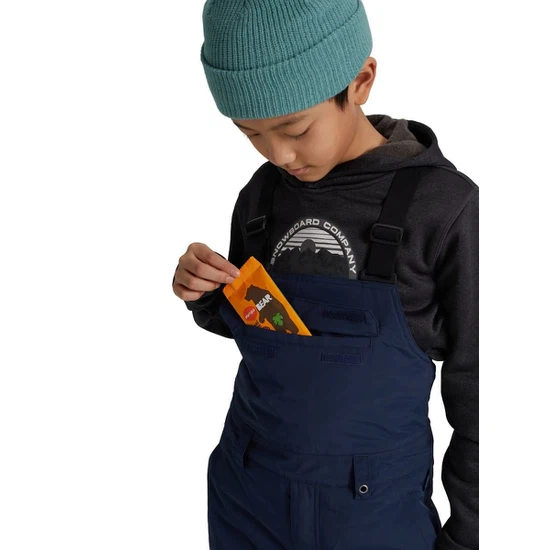Dziecięce Spodnie Snowboardowe Burton Skylar Bib (Dress Blue) FW21_5 thumbnail
