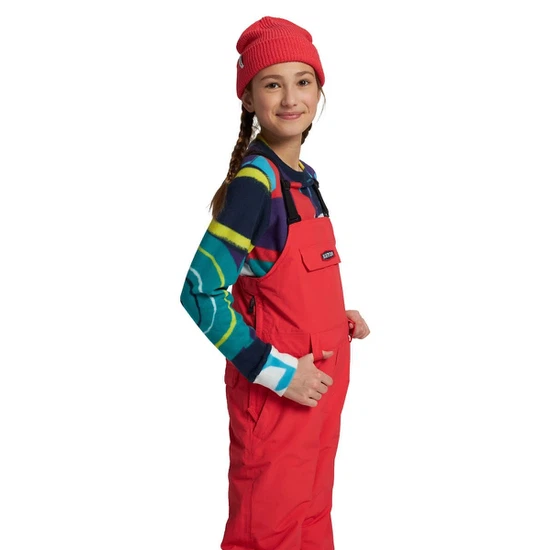 Dziecięce Spodnie Snowboardowe Burton Skylar Bib (Hibiscus Pink) FW22_5 thumbnail