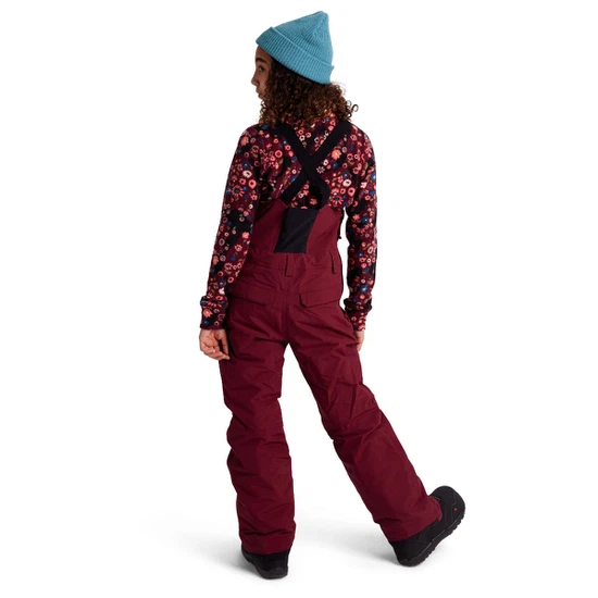 Dziecięce Spodnie Snowboardowe Burton Skylar Bib (Mulled Berry) FW22_4 thumbnail