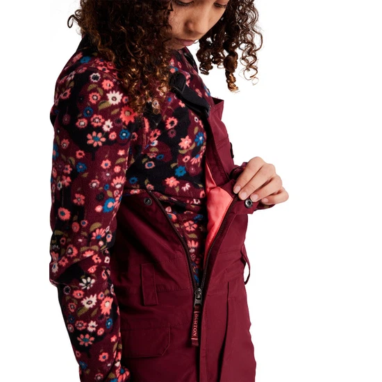 Dziecięce Spodnie Snowboardowe Burton Skylar Bib (Mulled Berry) FW22_8