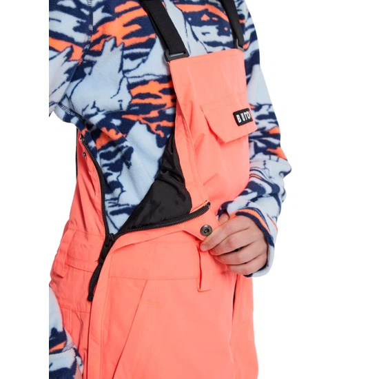 Dziecięce Spodnie Snowboardowe Burton Skylar Bib (Tetra Orange) FW23_5