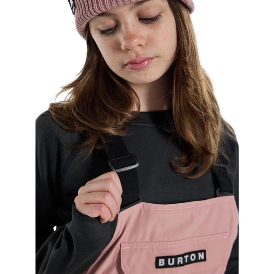Dziecięce Spodnie Snowboardowe Burton Skylar Bib (Powder Blush) FW24_5