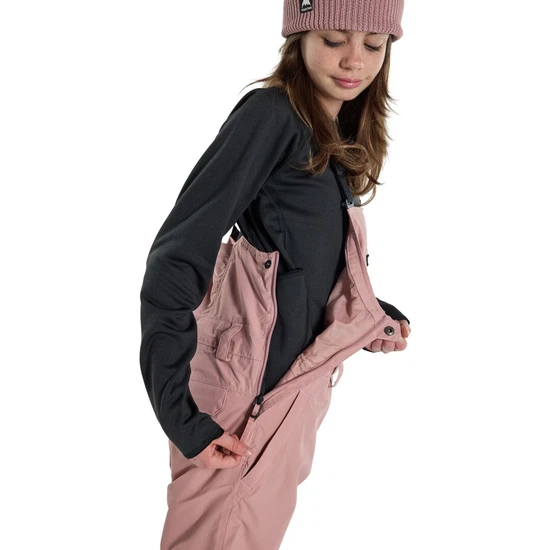 Dziecięce Spodnie Snowboardowe Burton Skylar Bib (Powder Blush) FW24_6 thumbnail