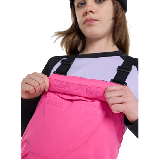 Dziecięce Spodnie Snowboardowe Burton Skylar Bib (Fuchsia Fusion) FW24_5
