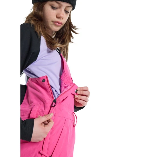 Dziecięce Spodnie Snowboardowe Burton Skylar Bib (Fuchsia Fusion) FW24_6