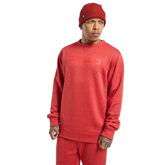 Bluza Aktywna Burton Oak Crew (Sun Dried Tomato Heather) FW23_1 thumbnail