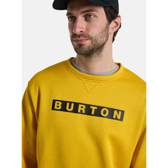 Bluza Aktywna Burton Oak Crew (Goldenrod Heather) SS24_2 thumbnail