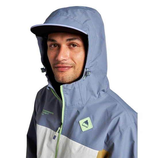 Kurtka Przeciwdeszczowa Burton GORE-TEX Packrite (Folkstone Gray/Stout White /Kelp) FW22_5