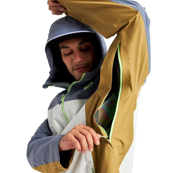 Kurtka Przeciwdeszczowa Burton GORE-TEX Packrite (Folkstone Gray/Stout White /Kelp) FW22_6 thumbnail