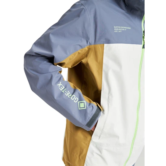 Kurtka Przeciwdeszczowa Burton GORE-TEX Packrite (Folkstone Gray/Stout White /Kelp) FW22_7 thumbnail