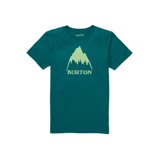 Dziecięca Koszulka Burton Classic Mountain High (Antique Green) SS21_1