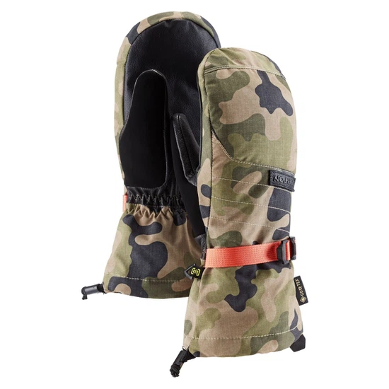 Damskie Rękawice Snowboardowe Burton GORE-TEX Deluxe Mitt (Martini Olive Terra Camo) FW22_1