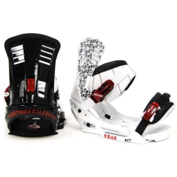 Wiązania Snowboardowe Burton Exile Est (Black / White reverse)_1 thumbnail