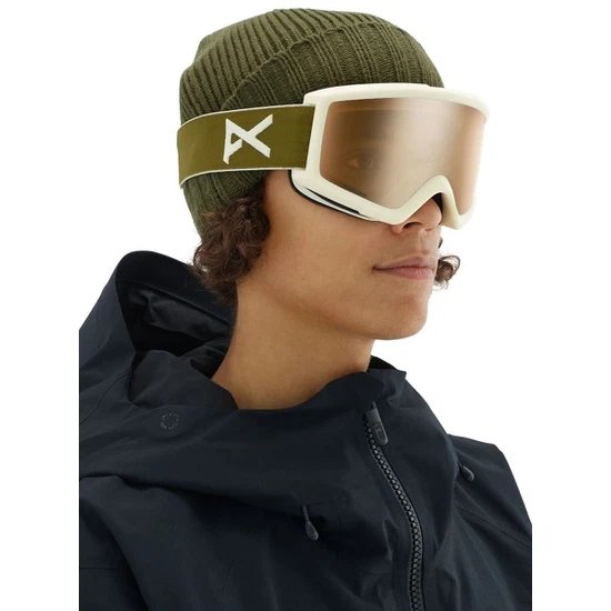 Gogle Anon Helix 2.0 Sonar + Spare Lens (Olive / Sonar Bronze) W20_3