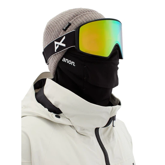 Gogle Anon M4 Cylindrical MFI (Black / Perceive Variable Green) FW22_1