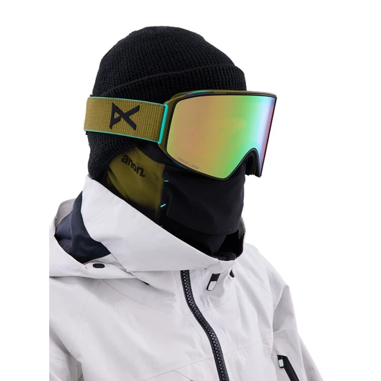 Gogle Anon M4 Cylindrical MFI (Green / Perceive Variable Green) FW23_1