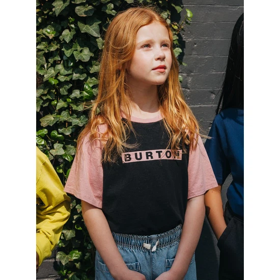 Dziecięca Koszulka Burton Vault (True Black/Powder Blush) FW24_1