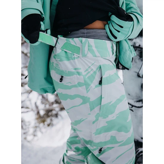 Damskie Spodnie Snowboardowe Burton AK GORE-TEX Summit Insulated (Oversized Zebra) FW25_4