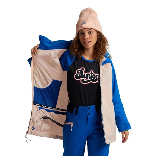 Damska Kurtka Snowboardowa Burton Lelah (Lapis Blue/Peach Melba) FW21_4 thumbnail