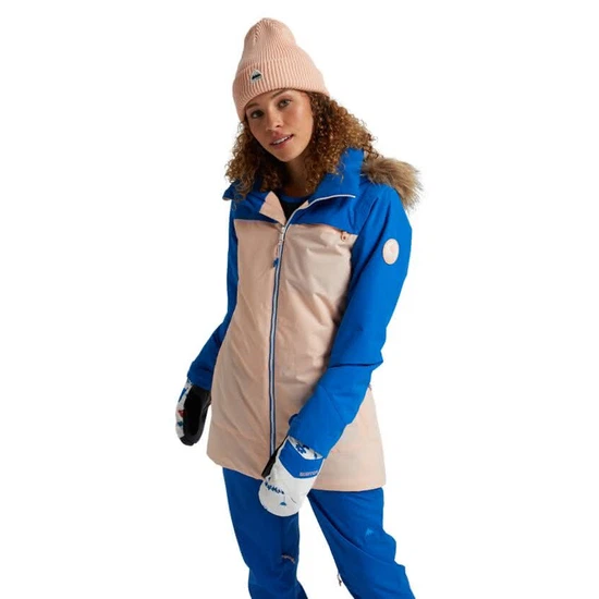Damska Kurtka Snowboardowa Burton Lelah (Lapis Blue/Peach Melba) FW21_1 thumbnail