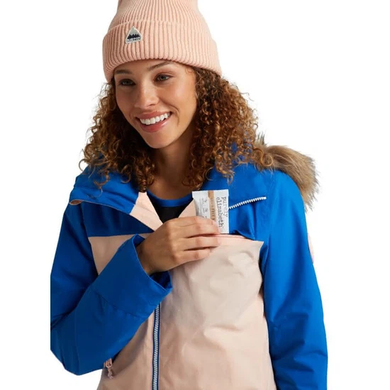 Damska Kurtka Snowboardowa Burton Lelah (Lapis Blue/Peach Melba) FW21_8