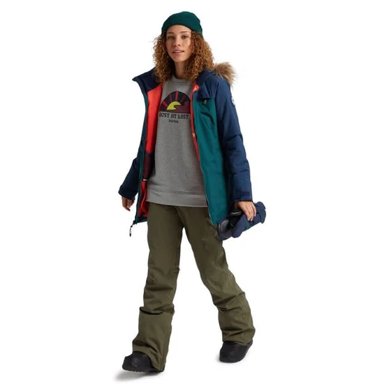 Damska Kurtka Snowboardowa Burton Lelah (Dress Blue/Ponderosa Pine) FW21_8 thumbnail