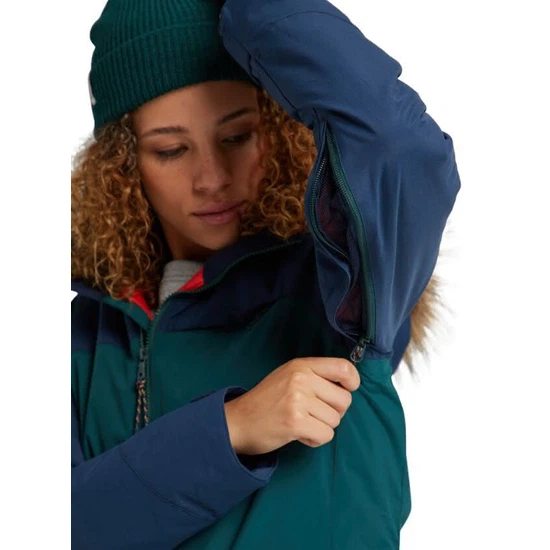 Damska Kurtka Snowboardowa Burton Lelah (Dress Blue/Ponderosa Pine) FW21_7 thumbnail