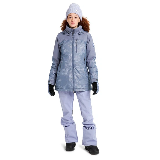 Damska Kurtka Snowboardowa Burton Lelah (Folkstone Gray/Crystalline) FW22_3