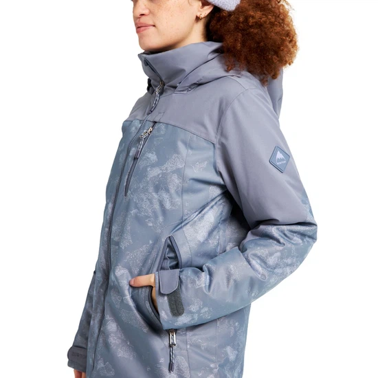 Damska Kurtka Snowboardowa Burton Lelah (Folkstone Gray/Crystalline) FW22_6