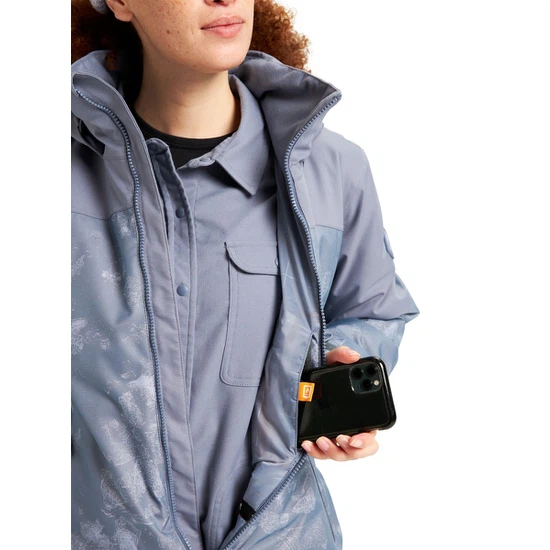 Damska Kurtka Snowboardowa Burton Lelah (Folkstone Gray/Crystalline) FW22_7 thumbnail