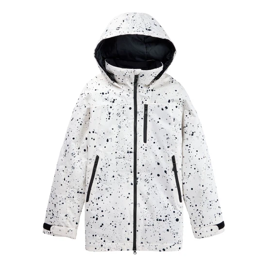 Damska Kurtka Snowboardowa Burton Lelah (Stout White Spatter) FW23_9