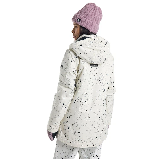 Damska Kurtka Snowboardowa Burton Lelah (Stout White Spatter) FW23_2