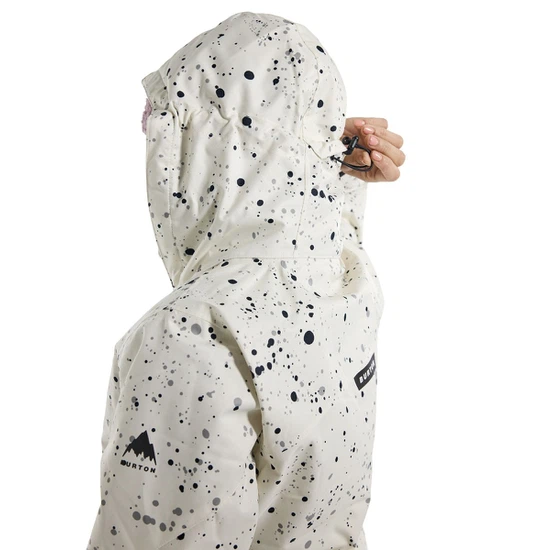 Damska Kurtka Snowboardowa Burton Lelah (Stout White Spatter) FW23_4