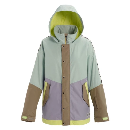 Damska Kurtka Snowboardowa Burton Loyle Parka (Aqua Gray/Lilac Gray/Timber Wolf/Sunny Lime) FW20_1