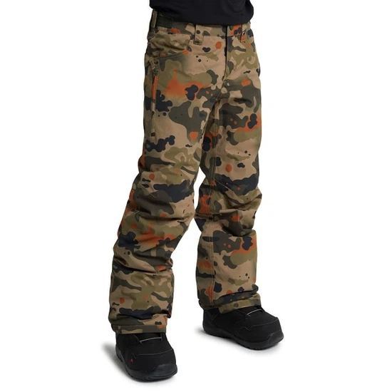Chłopięce Spodnie Snowboardowe Burton Barnstorm (Kelp Birch Camo) FW21_2
