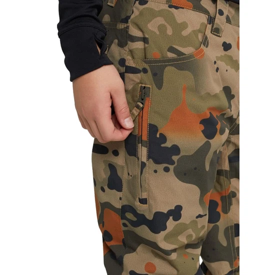 Chłopięce Spodnie Snowboardowe Burton Barnstorm (Kelp Birch Camo) FW21_5