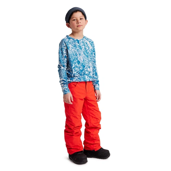 Chłopięce Spodnie Snowboardowe Burton Barnstorm (Fiesta Red) FW22_3
