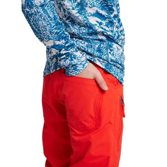 Chłopięce Spodnie Snowboardowe Burton Barnstorm (Fiesta Red) FW22_8