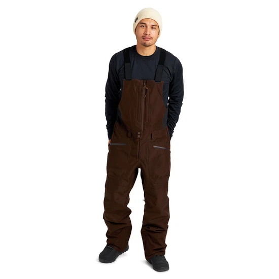 Spodnie Snowboardowe Burton GORE-TEX Reserve Bib (Seal Brown) FW22_1