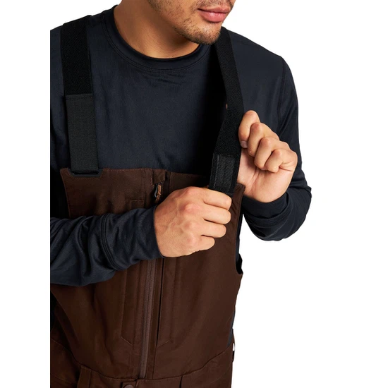 Spodnie Snowboardowe Burton GORE-TEX Reserve Bib (Seal Brown) FW22_5 thumbnail