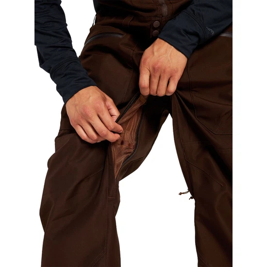 Spodnie Snowboardowe Burton GORE-TEX Reserve Bib (Seal Brown) FW22_7 thumbnail