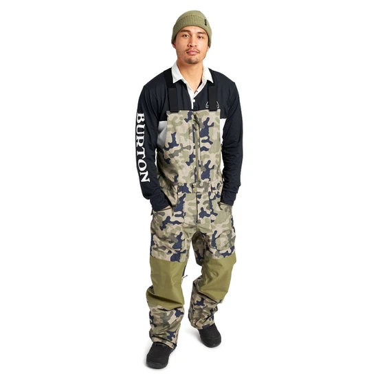 Spodnie Snowboardowe Burton GORE-TEX Reserve Bib (Martini Olive Terra Camo/Martini Olive) FW22_3
