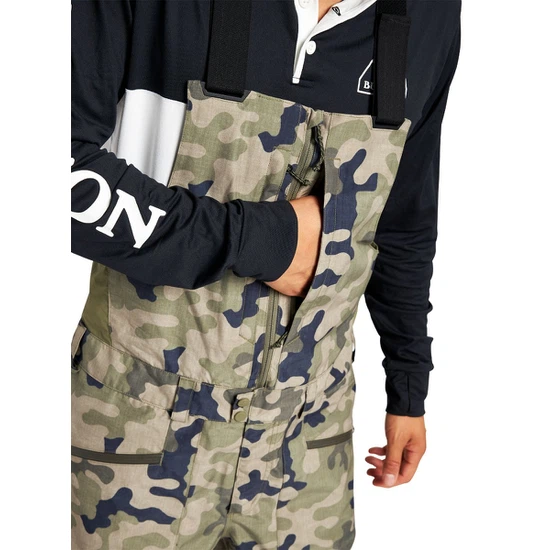 Spodnie Snowboardowe Burton GORE-TEX Reserve Bib (Martini Olive Terra Camo/Martini Olive) FW22_6 thumbnail