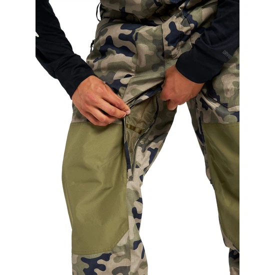 Spodnie Snowboardowe Burton GORE-TEX Reserve Bib (Martini Olive Terra Camo/Martini Olive) FW22_8