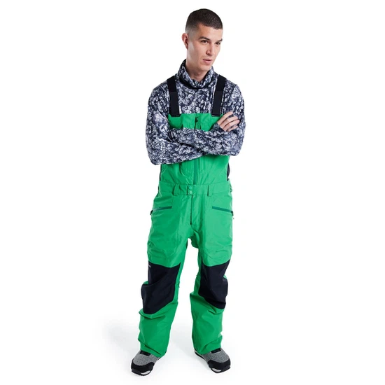 Spodnie Snowboardowe Burton GORE-TEX Reserve Bib (Clover Green/True Black) FW23_1