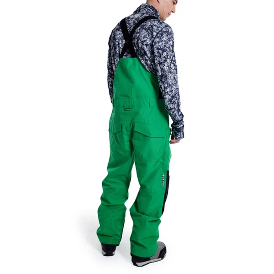Spodnie Snowboardowe Burton GORE-TEX Reserve Bib (Clover Green/True Black) FW23_3
