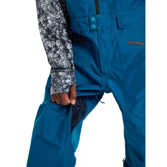 Spodnie Snowboardowe Burton GORE-TEX Reserve Bib (Lyons Blue) FW23_4